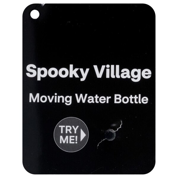 Spooky Village Moving Water Bottle, Assorted Styles, 12 in