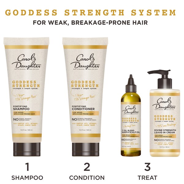 Carol's Daughter Goddess Strength Fortifying Shampoo with Castor Oil, 11 OZ