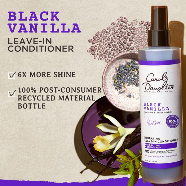 Carol's Daughter Black Vanilla Hydrating Leave-In Conditioner, 8 OZ