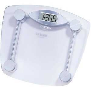 Taylor Precision Products Chrome & Glass Lithium Digital Scale