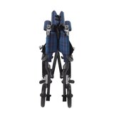 Drive Medical Fly Lite Ultra Lightweight Transport Wheelchair, Blue, thumbnail image