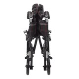 Drive Medical Fly Lite Ultra Lightweight Transport Wheelchair, Blue, thumbnail image 3 of 5