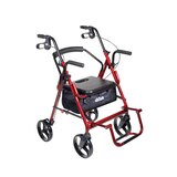 Drive Medical Duet Dual Function Transport Wheelchair Rollator Rolling Walker, thumbnail image