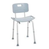 Drive Medical Bathroom Safety Shower Tub Bench Chair with Back, Gray, thumbnail image 5 of 7