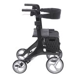 Drive Medical Nitro Elite CF Rollator Rolling Walker, Black, thumbnail image 2 of 5