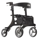 Drive Medical Nitro Elite CF Rollator Rolling Walker, Black, thumbnail image 5 of 5