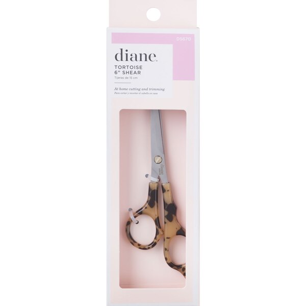 Diane Precision Cut Shear, Tortoise, 6 IN
