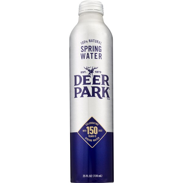 Deer Park, Spring Water Aluminum Bottle, 25 oz 