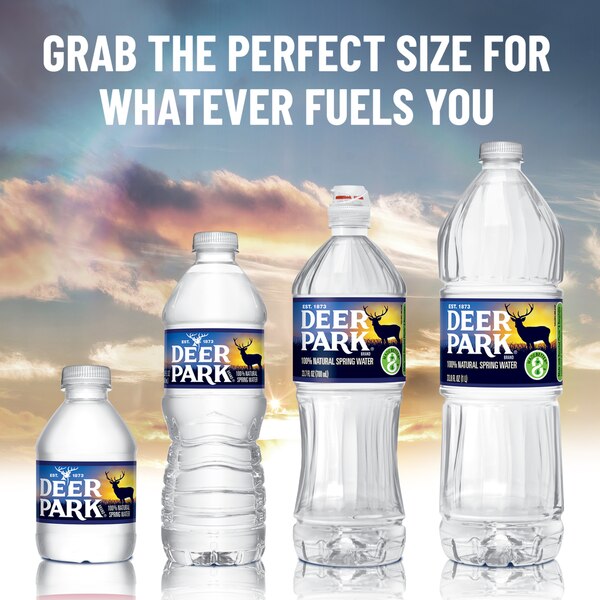 Deer Park 100% Natural Spring Water Plastic Jug, 101.4 oz
