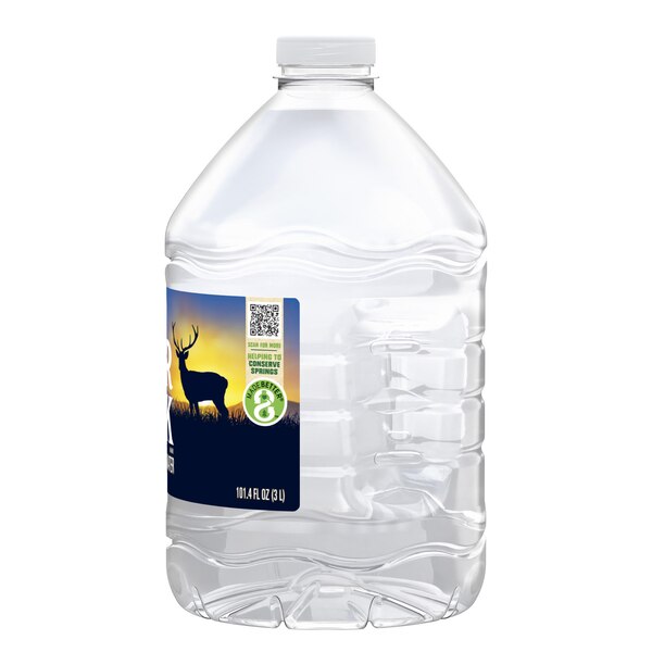 Deer Park 100% Natural Spring Water Plastic Jug, 101.4 oz