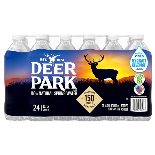 Deer Park 100% Natural Spring Water Plastic Bottle