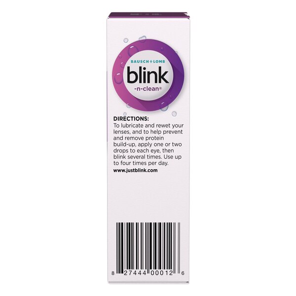 Blink-N-Clean Dry Contacts Lens Drops, 0.5 FL OZ