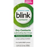 Blink Contacts Lubricant Eye Drops, 0.34 FL OZ, thumbnail image 1 of 9