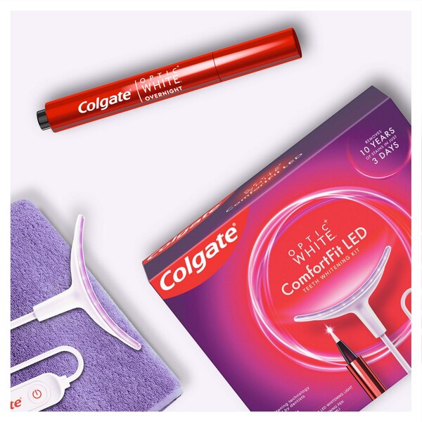 Colgate Optic White ComfortFit LED Teeth Whitening Kit