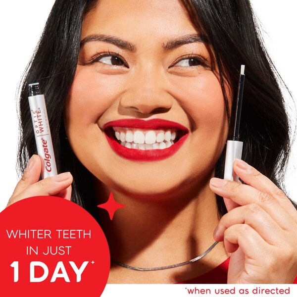 Colgate Optic White Express Teeth Whitening Pen, 35 Treatments, 0.08 OZ