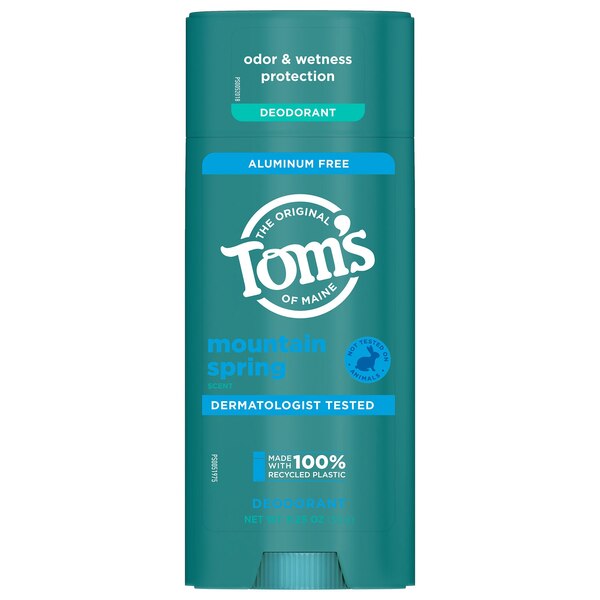 Tom's of Maine Deodorant, Mountain Spring, 3.25 OZ