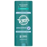 Tom's of Maine Deodorant, Unscented, 3.25 OZ, thumbnail image