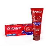 Colgate Optic White Purple Fresh Mint Toothpaste, 4.2 OZ, thumbnail image