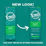 Tom's of Maine Wicked Fresh Fluoride Anticavity Toothpaste, Spearmint Ice, 4 OZ, thumbnail image