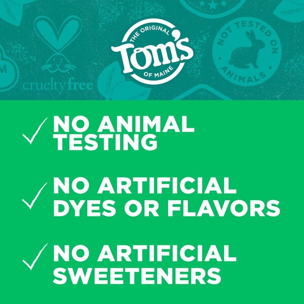 Tom's of Maine Wicked Fresh Fluoride Anticavity Toothpaste, Spearmint Ice, 4 OZ