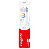 Colgate Foaming Clean Toothbrush, Medium Bristle, 2 CT, thumbnail image
