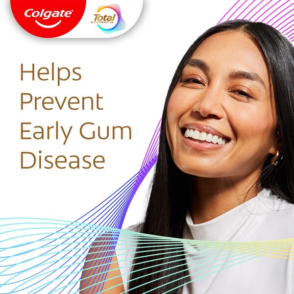Colgate Total Active Prevention + Gum Protect Whitening Toothpaste, Fresh Mint, 3 OZ