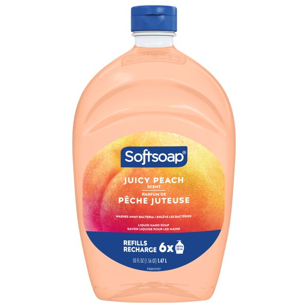 Softsoap Liquid Hand Soap Refill, Peach, 50 Oz.