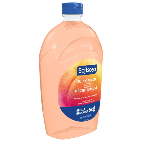 Softsoap Liquid Hand Soap Refill, Peach, 50 Oz.