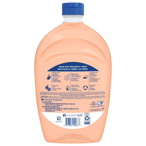 Softsoap Liquid Hand Soap Refill, Peach, 50 Oz.
