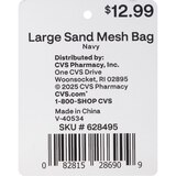 Sun & Sky Oversized Mesh Tote, Navy, thumbnail image