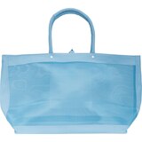 Sun & Sky Oversized Mesh Tote, Light Blue, thumbnail image