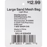 Sun & Sky Oversized Mesh Tote, Light Blue, thumbnail image