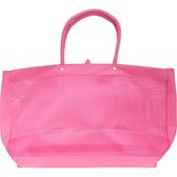 Sun & Sky Oversized Mesh Tote, Pink, thumbnail image