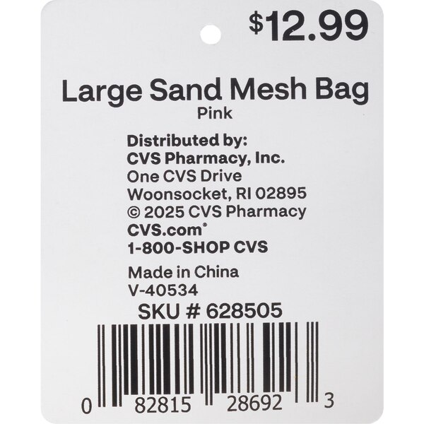 Sun & Sky Oversized Mesh Tote, Pink