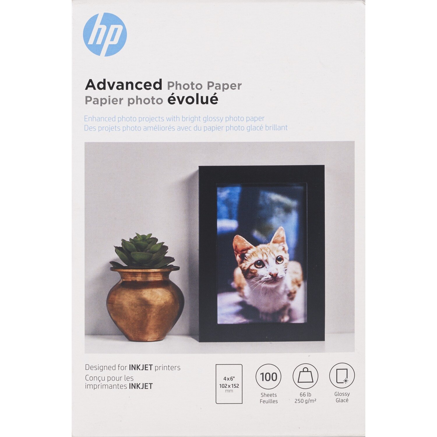 Hp Advanced - Papel fotográfico brillante