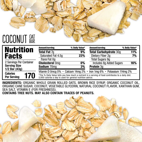 Bobo's Coconut Oat Bar, 3 oz