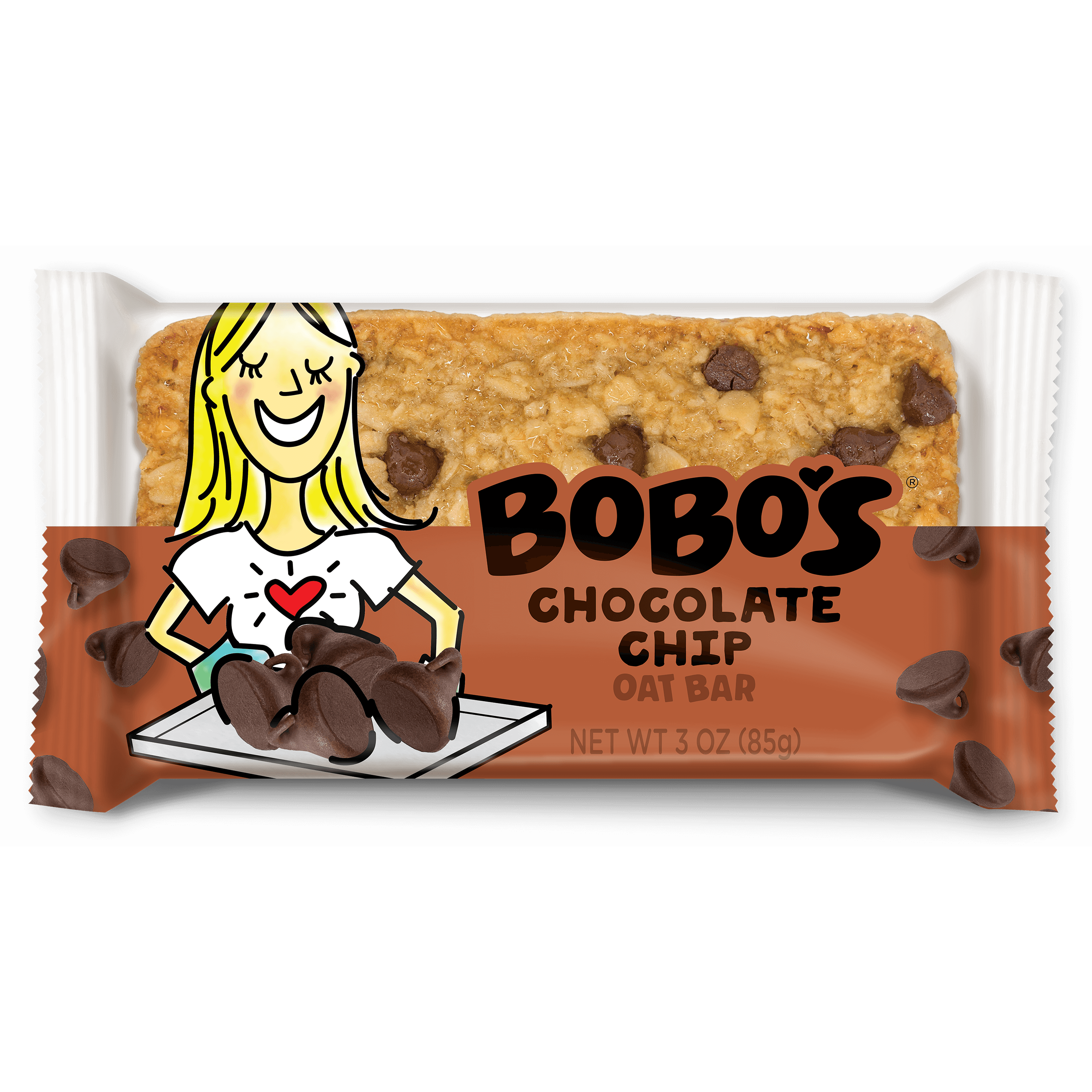 Bobo's Chocolate Chip Oat Bar, 3 OZ