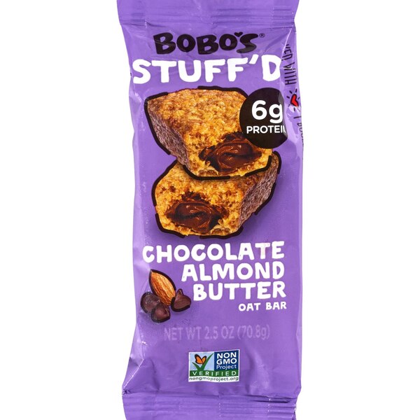 Bobo's Stuffed Chocolate Almond Butter Oat Bar, 2.5 oz