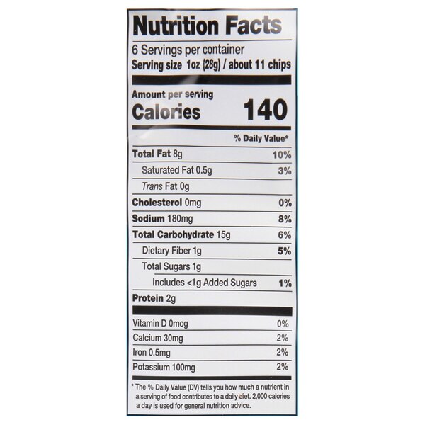 Garden Veggie, Flavor Burst Tortilla Chips, 6 oz