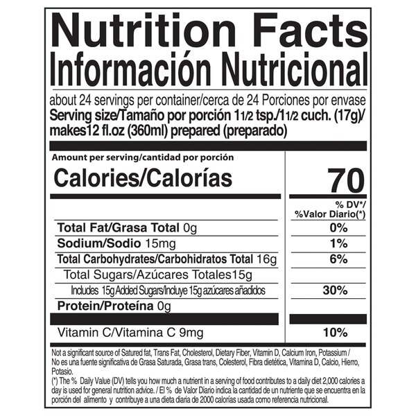 Zuko Powder Drink Mix, Orange, 14.1 OZ
