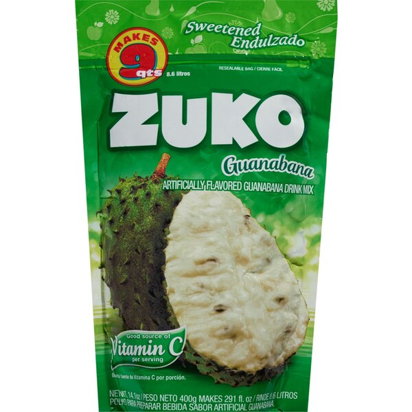 Zuko Powder Drink Mix, Guanabana, 14.1 OZ