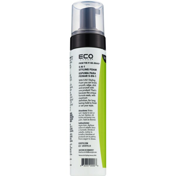 Eco Braid & Beyond Styling Foam, 8 OZ