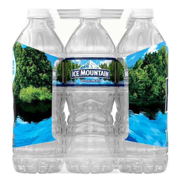 Ice Mountain Brand 100% Natural Spring Water, 12 ct,  16.9 oz