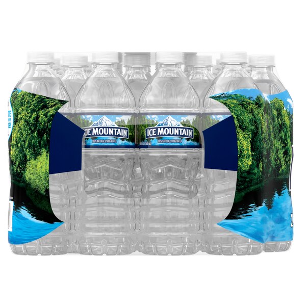 Ice Mountain 100% Natural Spring Water Plastic Bottle