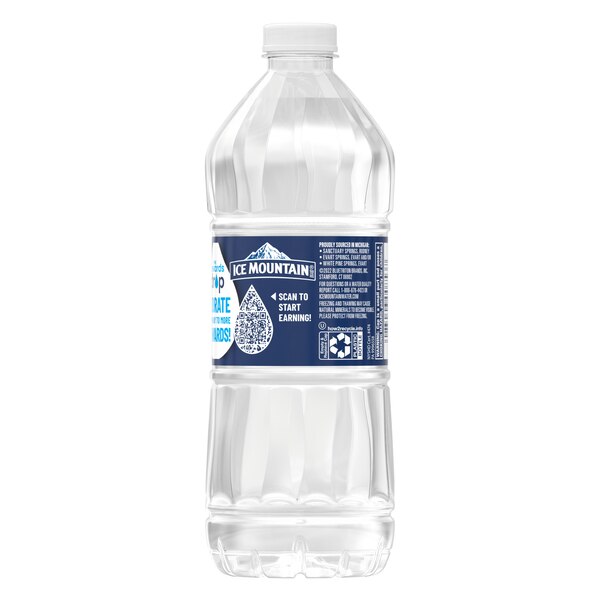Ice Mountain 100% Natural Spring Water Plastic Bottle