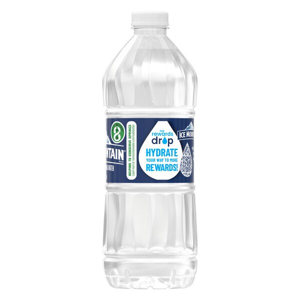 Ice Mountain 100% Natural Spring Water Plastic Bottle