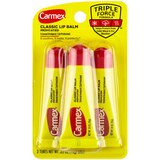 Carmex Classic Medicated Lip Balm, 3 0.35 OZ Tubes, thumbnail image 1 of 11