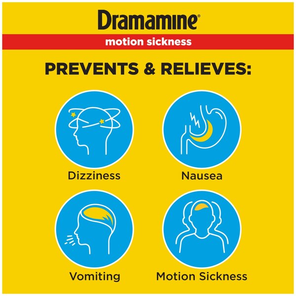 Dramamine, Original Formula Motion Sickness Relief, 12 CT