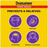 Dramamine Motion Sickness Less Drowsy Tablets, 8 CT, thumbnail image