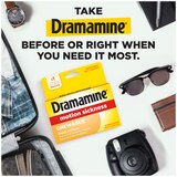 Dramamine Motion Sickness Chewable Tablets, Orange flavored, 8 CT, thumbnail image